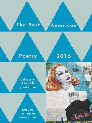 cover image of Best American Poetry 2016